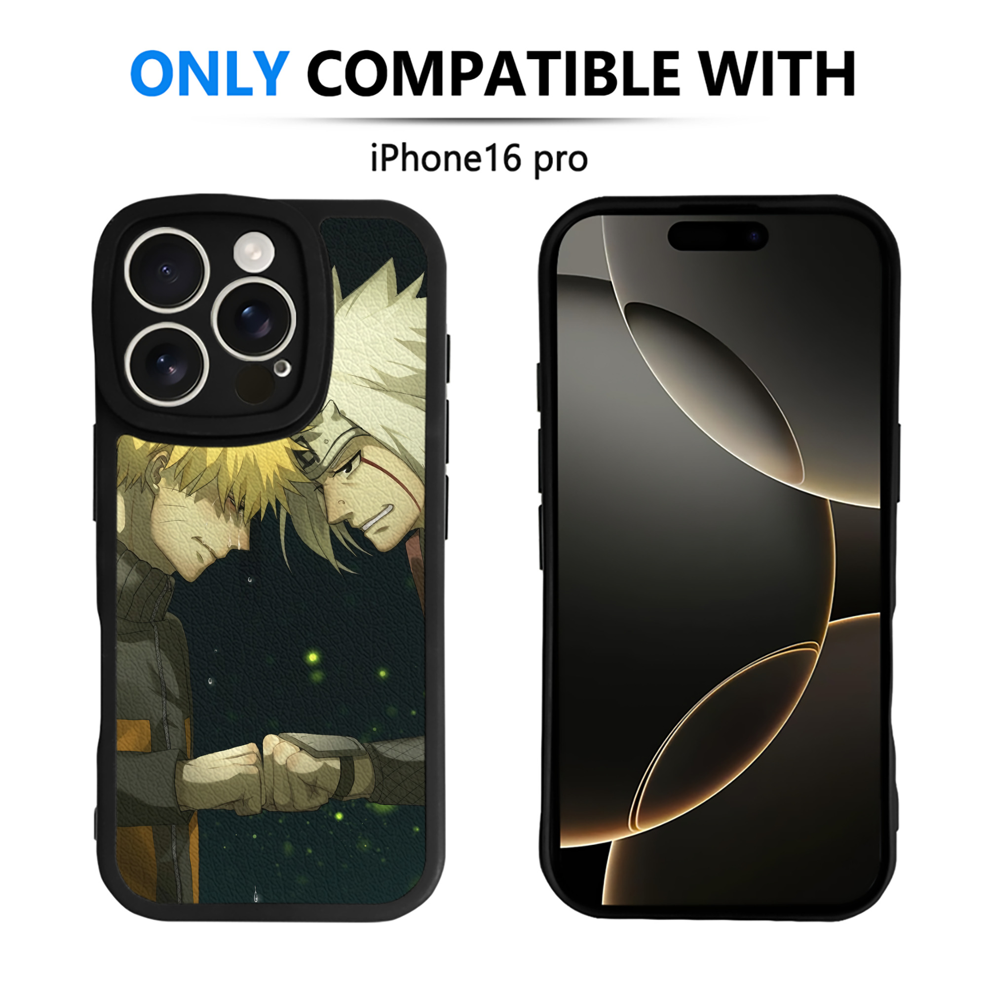 （画像用） NARUTO -ナルト- NARUTO -ナルト- 疾風伝 【iPhone 16シリーズ対応】シリコンスマホケース（レザー調） 材質：シリコン